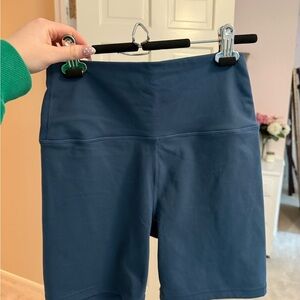 SET Active Blue Bike Shorts High-Waisted Performance